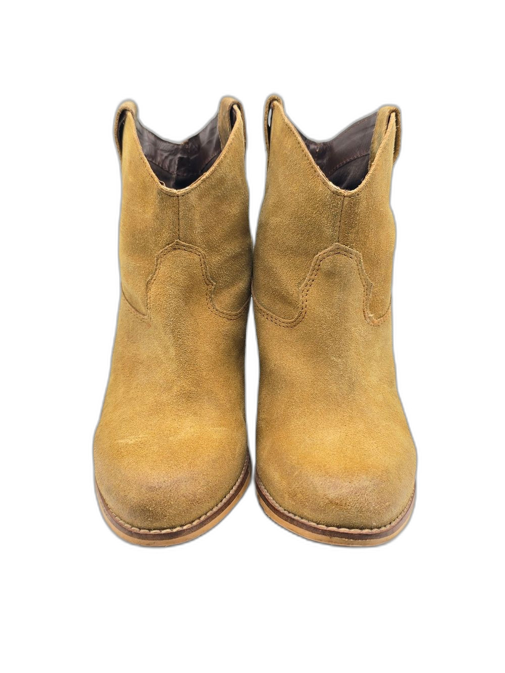 Matisse Suede Ankle Booties Brown Western Hobo Rodeo Cowgirl Size 8.5